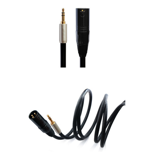 Universelles 3,5-mm-Stecker-auf-XLR-Stecker-Adapterkabel,-10m 1