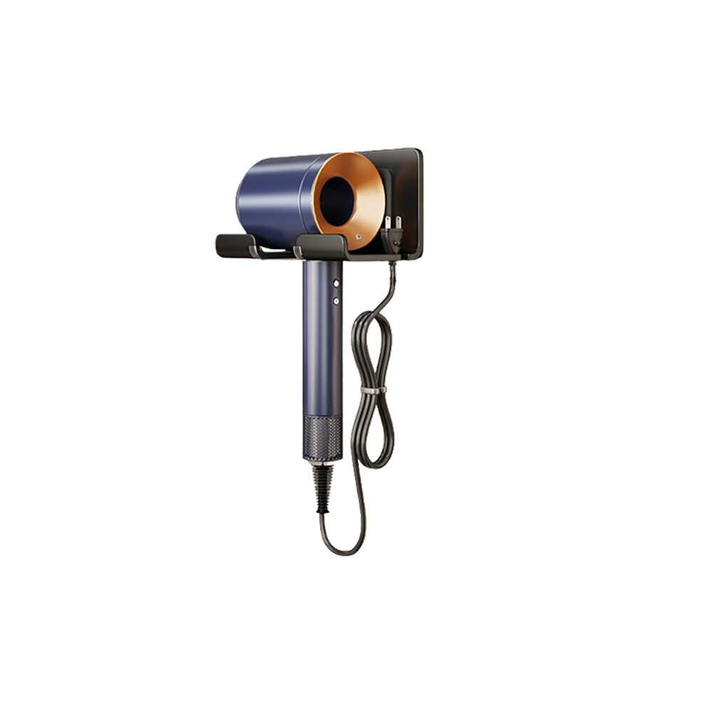 Inf Aluminum Hair Dryer Holder Black