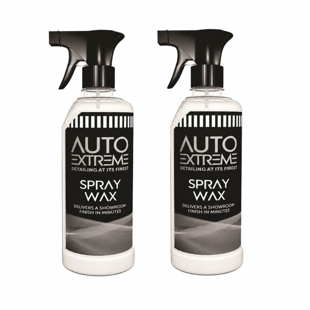 2 Auto Extreme Car Spray Wax Polish Bodywork Shine Restorer 5061062495659