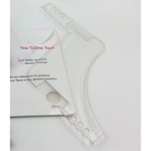 Bartschablone für die perfekte Bartformung – 17 cm Transparent