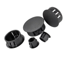 20-mm-Lochstopfen, einrastbare Lochabdeckungen aus Kunststoff (10er-Pack)