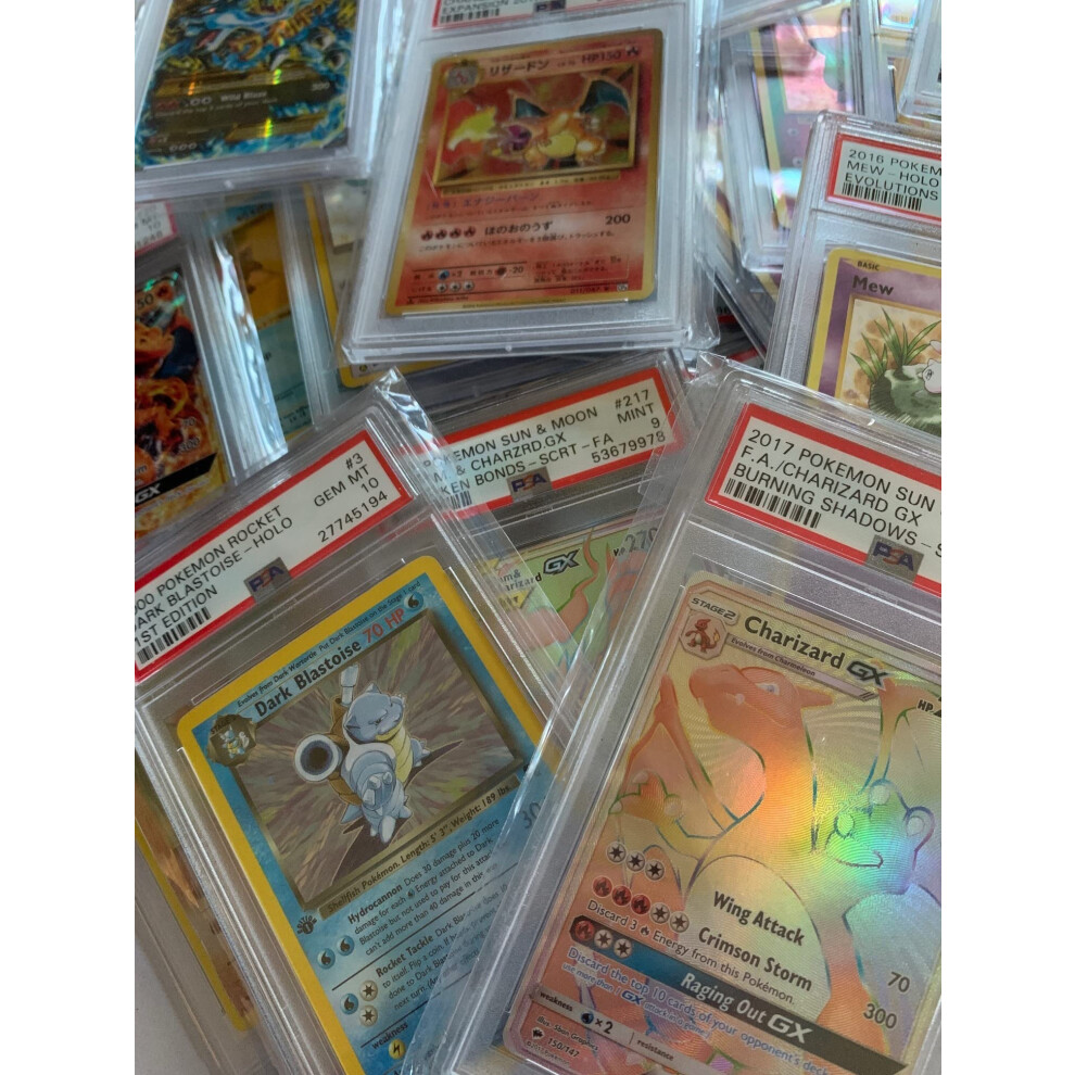 Pokémon One Random Psa Graded And Authenticated Encased Pokemon Card (Perfect For Display)