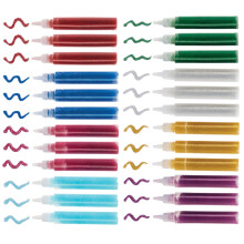 Baker Ross Glitter Glue Pens (Pack Of 24) For Kids Arts And Crafts