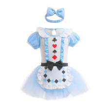Lito Angels Infant Baby Girls Princess Fancy Dress Up Costume Onesie Bodysuit Romper Halloween Birthday Outfit with Headband