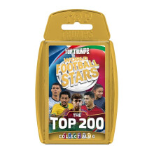 Top Trumps World Football Stars Top 200 Card Game – Chrome Gold Pack