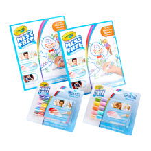 CRAYOLA Colour Wonder Mess Free Colouring Kit – 20 Markers & 60 Blank Pages, No Mess Colouring for Toddlers, Creative Set and Refill for Mess Free L
