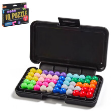 Puzzle Games, Smart Games Iq Puzzler Pro Style Brain Teaser, Portable Smart Game with 200 Challenges for Kids Adults Travel Learning Toy Promotes Prob