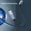 Nylongeflochtenes USB 2.0-auf-USB-B-Druckerkabel mit-1m 10