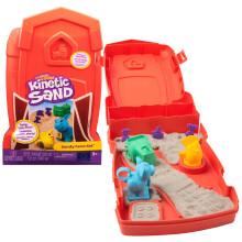 Kinetic Sand, Sandy Farm Set with 340g Play Sand, 6 Tools and Moulds, Reusable Barn Storage Case, Toddler Toys, Kids’ Toys for Girls and Boys Aged 3