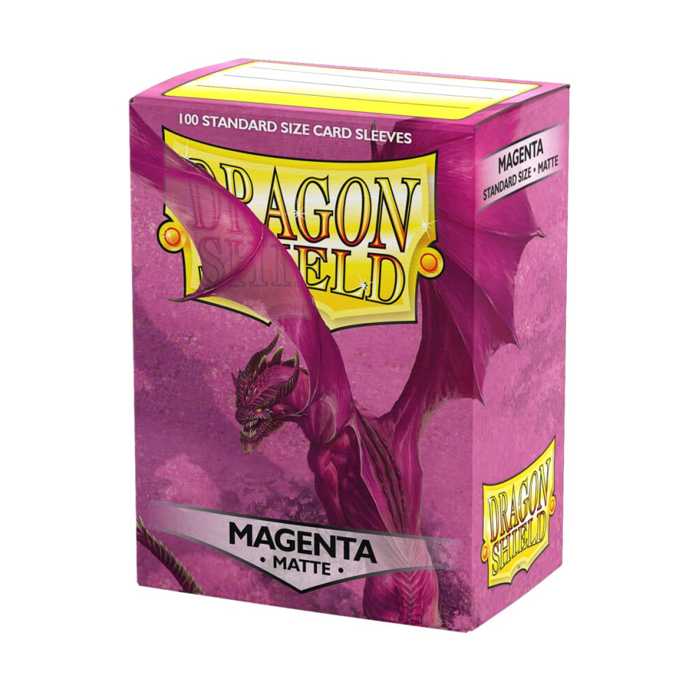 Dragon Shield | Standard Size Card Matte Sleeves | 100 Ct - Smooth & Tough Premium Tcg Sleeves | Compatible With Pokemon, Flesh & Blood, One Piece &