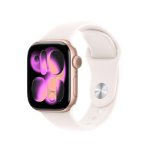 Apple Watch S11 42mm GPS Rose Gold Aluminium with Ligt blush loop - Refurbished