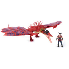 Dreamworks Dragons How to Train Your Dragon, Monstrous Nightmare and Snotlout, Viking Duo Action Figures, Kids Toys for Boys Ages 4 and up