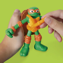 Play-Doh Teenage Mutant Ninja Turtles Cowabunga Creations, 4 Bendy Turtle Figures with Hidden Shell Moulds, 4 Action Tools & 8 Colours (28g Each), Ar