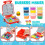 Dough Tools and Cutters, 51Pcs Dough Set with 12 Colors, Kitchen Creations 6
