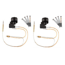 2 Stück Thermoelement und Neigungsschalter, Geeignet für Terrassenheizer im Freien, Geeignetes Winter-Thermoelement-Sensor-Kit