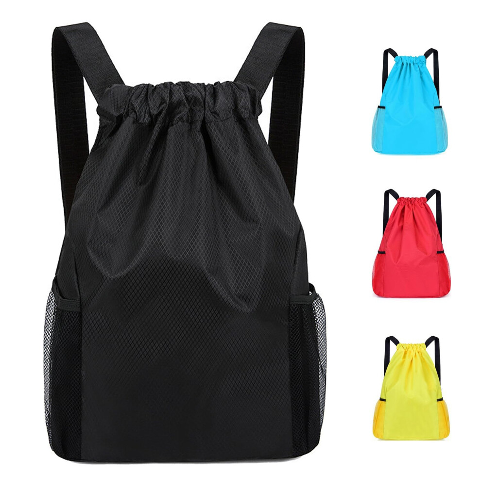 Photos - Other Didiseen Drawstring Bag Waterproof Swim PE Bag Unisex Large Sports String Backpack Oxford Fabric Gym Sack for School Travel