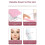 Compact  Vanity Folding Cosmetic Mirror with Lights Hand Held Small Pocket Travel Makeup Mirror 2X Magnifying White 8