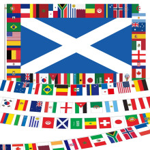 Scotland World Cup Football 2026 Flags 5ft X 3ft 42ft Bunting World
