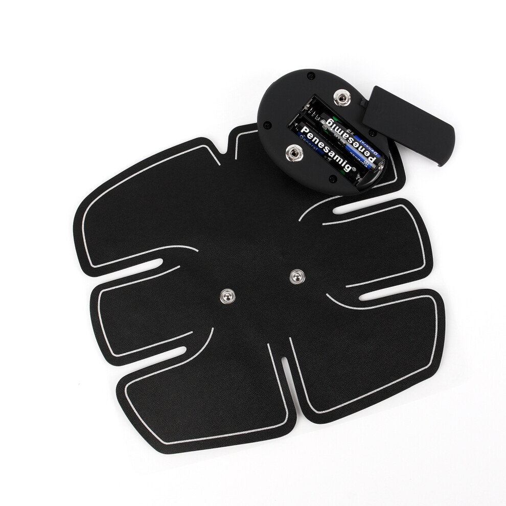 (B) Smart EMS Ab Sticker Trainer | Lazy Abdominal Muscle Device Kit