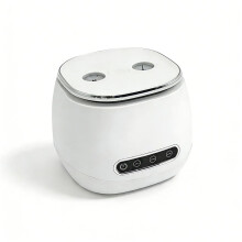 (White) Nettoyeur ultrasonique, nettoyeur compact pour appareils orthodontiques et prothèses dentaires, kit de nettoyage multifonctionnel pour bijoux