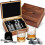 (B) Whiskypresentset Naturlig isvinsten Glasmugg Trälåda 1