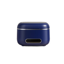 (Blue) Nettoyeur ultrasonique pour appareils de contention, nettoyeur de prothèses dentaires à domicile, appareil de nettoyage orthodontique