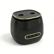 (Black) Nettoyeur ultrasonique, nettoyeur compact pour appareils orthodontiques et prothèses dentaires, kit de nettoyage multifonctionnel pour bijoux