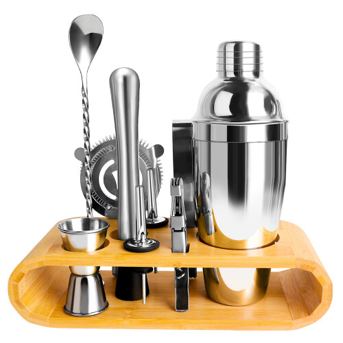 (K) Stainless Steel Cocktail Shaker Set Premium Bar Bartending Tool Kit