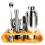 (M) Stainless Steel Cocktail Shaker Set Premium Bar Bartending Tool Kit 1