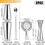 (C) 26-Piece Stainless Steel Cocktail Shaker Set - Complete Bartender Barware Kit 1