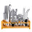 (A) 26-Piece Stainless Steel Cocktail Shaker Set - Complete Bartender Barware Kit 1