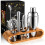 (A) Stainless Steel 10-Piece Cocktail Shaker Set | Home Bar Tool Kit 1