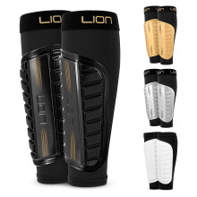 Football Sleeve Style Shin Pads/Guards - Flexible Comfort & Protection - For Kids & Adults (Kids)