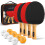 PRO-SPIN Table Tennis Bats - High-Performance Set with Premium Table 1