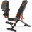 naspaluro Adjustable Weight Bench for Full Body Workout - 880 Lb Stable Workout 1