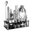 (E) Acrylic Bar Shaker Set 23Pcs Stainless Steel Ice Stone Cocktail Bartender Tools 1