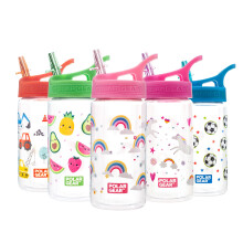 Polar Gear Kids Water Bottles with Straw - 400ml BPA Free Toddler Water Bottle W