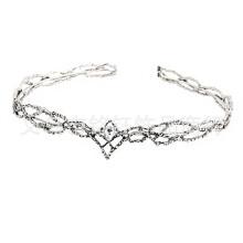 (Antique Silver White Diamond) Hobbit-Elbenkönig Thranduil-Krone Unisex Royal Selection Damenkrone