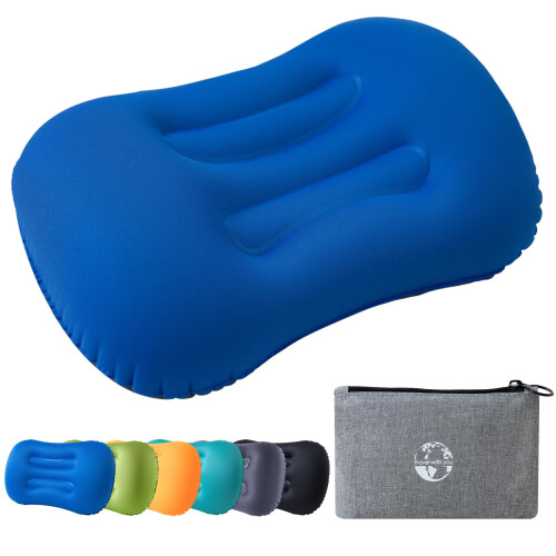 JetsCush Camping Pillow Camping Essentials Lightweight Compact Inflatable Air Tr