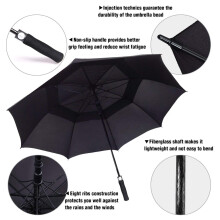 ACEIken Golf Umbrella Windproof Large 62 Inch, Double Canopy Vented, Automatic Open, Extra Large Oversized, Waterproof Sun Protection Ultra Rain & Wi