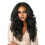 (Light Brown, 30 inches) Long Middle Part Wavy Lace Front Wig 1