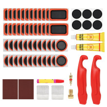 KETELES 78pcs Puncture Repair Kit, Self-Adhesive Bike Tyre Patches
