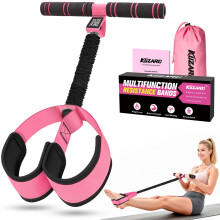 Upgraded Pedal Resistance Band with Handles, Multifunction Foot Pedal Resistance Bands for Abdomen,Waist,Arm, Core/ABS,Leg Workout at Home - Physical