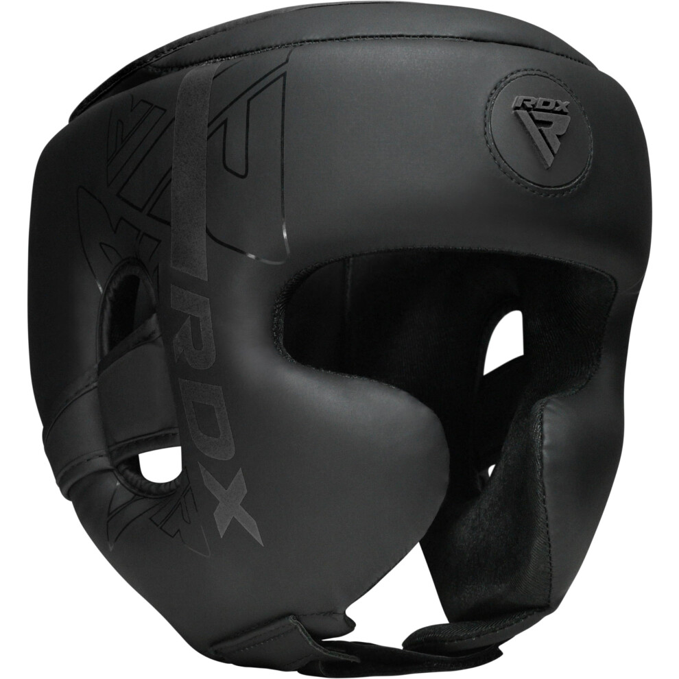 Photos - Martial Arts Protective Gear RDX Headguard for Boxing, MMA Training, Adjustable Padded KARA Head Guard for Cheeks Forehead and Ear Protection, Adult & Ki