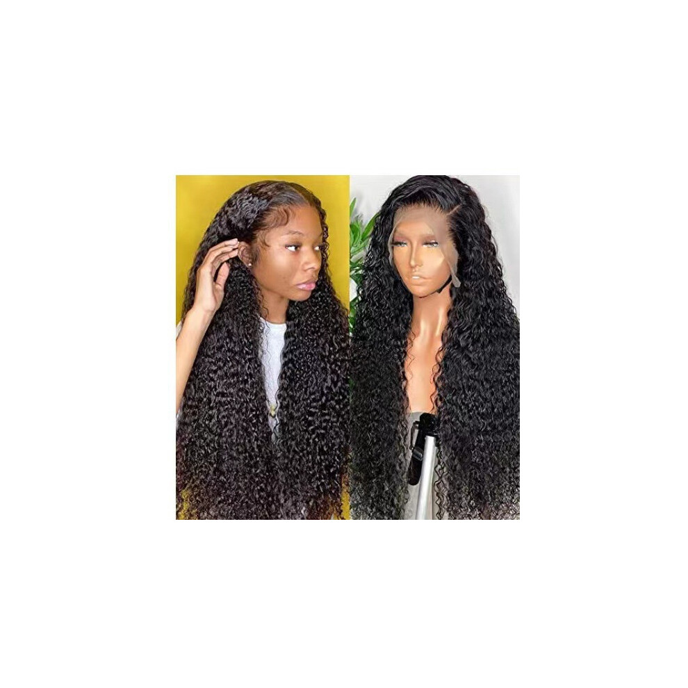 Unisex Brown (Light 65Cm) African Wig Corn Perm Long Curly Hair Small Curl Synthetic Full Wig