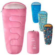 Silentnight Kids Sleeping Bag Girls Boys 3 Season Mummy Spring Summer