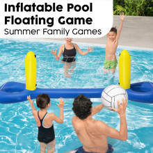 Bestway Inflatable Volleyball | Swimming Pool Toy, Complete Volleyball Set, Inflatable Ball, and Net