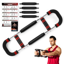 Twister Arm Trainer, 30-120lbs Adjustable Chest Exerciser, Arm