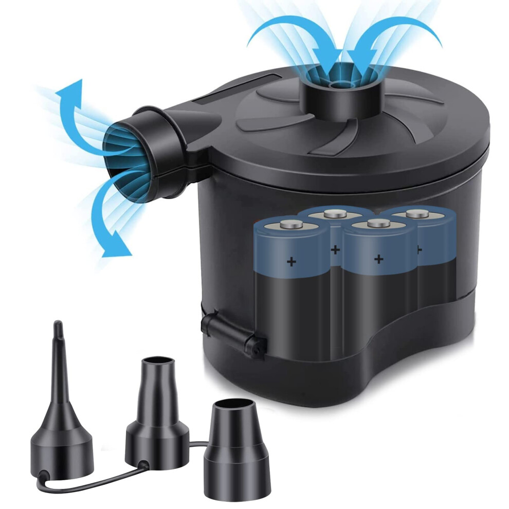 Photos - Inflatable Mattress OBEST Electric Air Pump, Battery Powered, Portable USB Mini Inflator/Deflator for Inflatables, Mattress, Pool, Outdoor Pool,