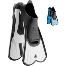 Cressi Light Fins Short Swimming Fins - Agile Training Flippers for Muscle Conditioning - Lightweight Travel Flippers - Compact Snorkel Blade